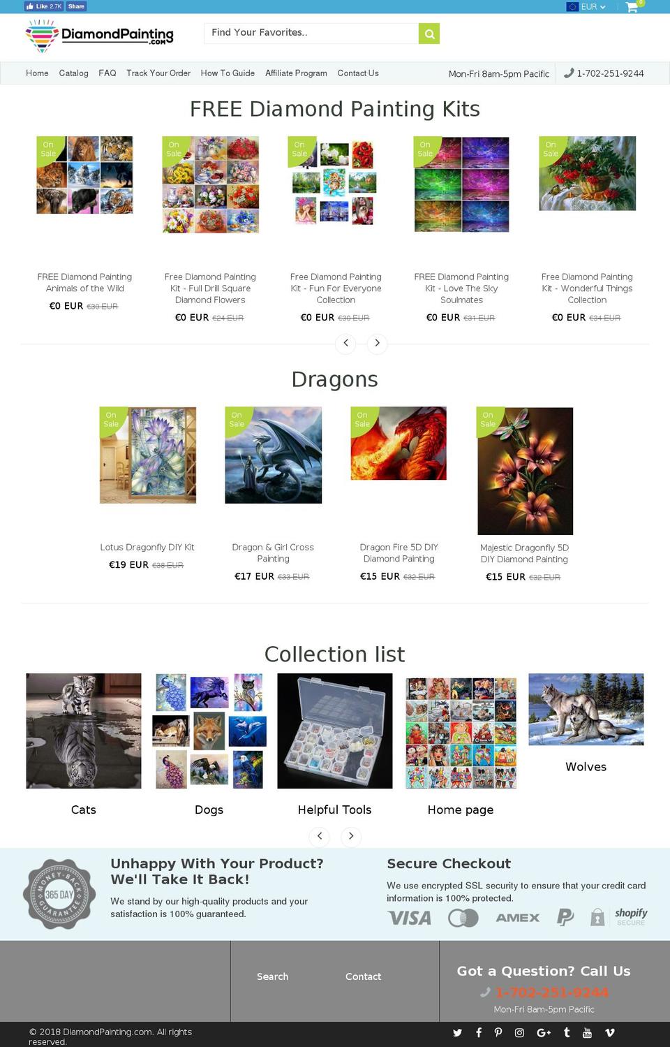 diamondpainting.com — Shopify storefront screenshot