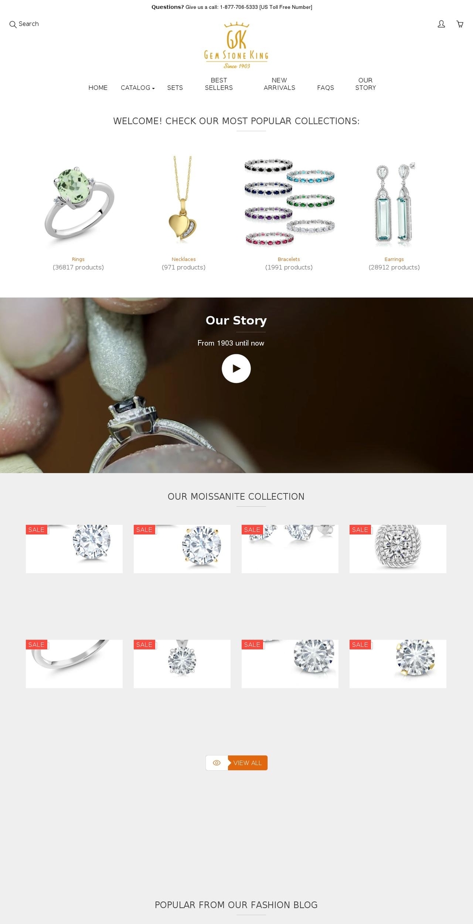 diamondstory.com — Shopify storefront screenshot