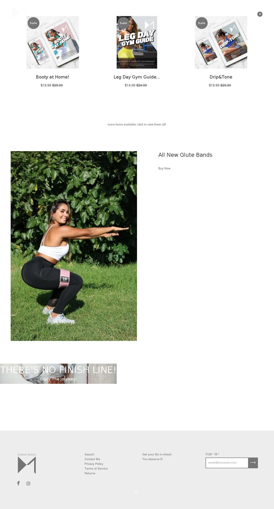 dianamaux.com — Shopify storefront screenshot