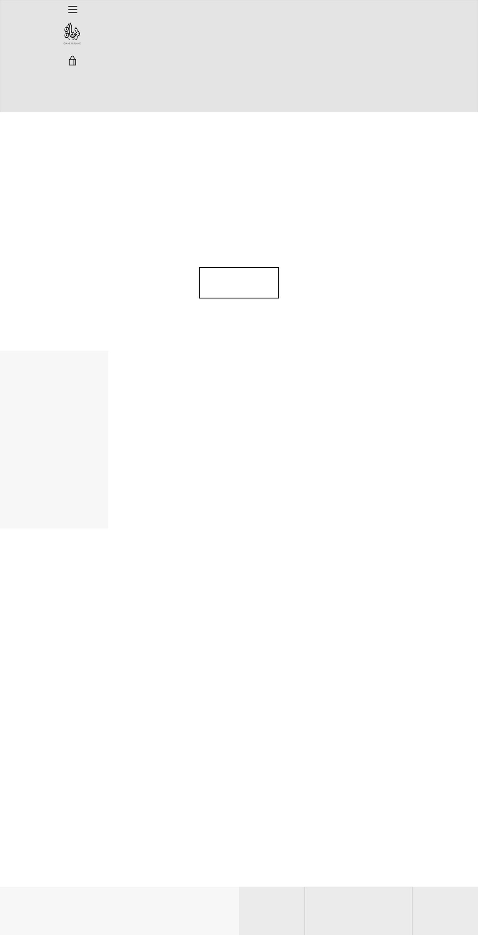 dianeferjane.com shopify website screenshot