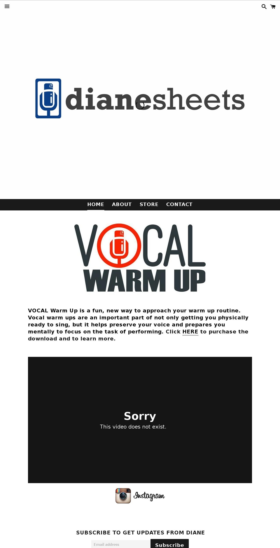 dianesheets.com shopify website screenshot