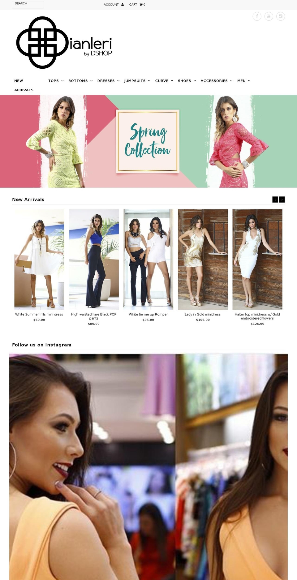 dianleribydshop.com shopify website screenshot