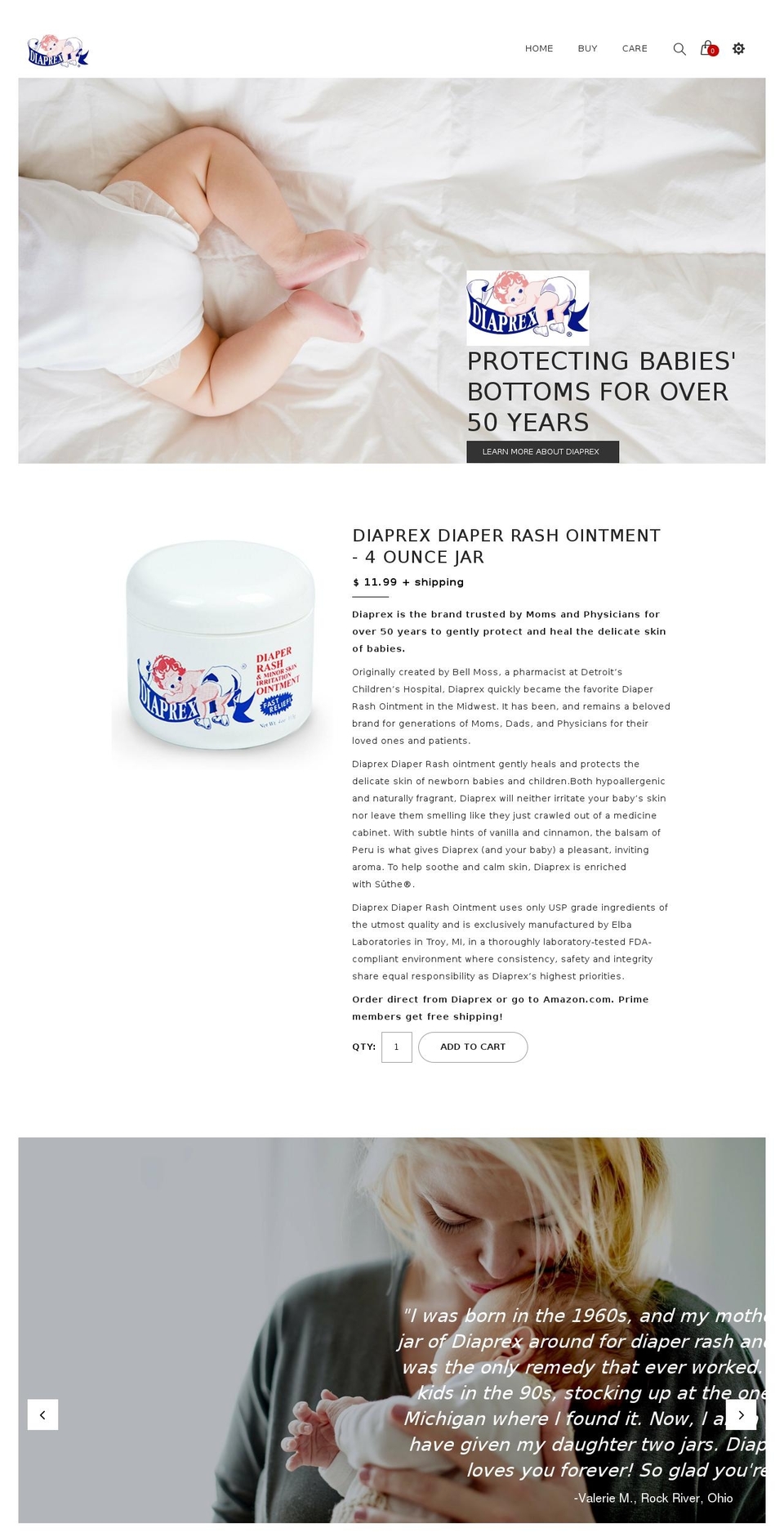 diaprex Shopify theme site example diaprex.com