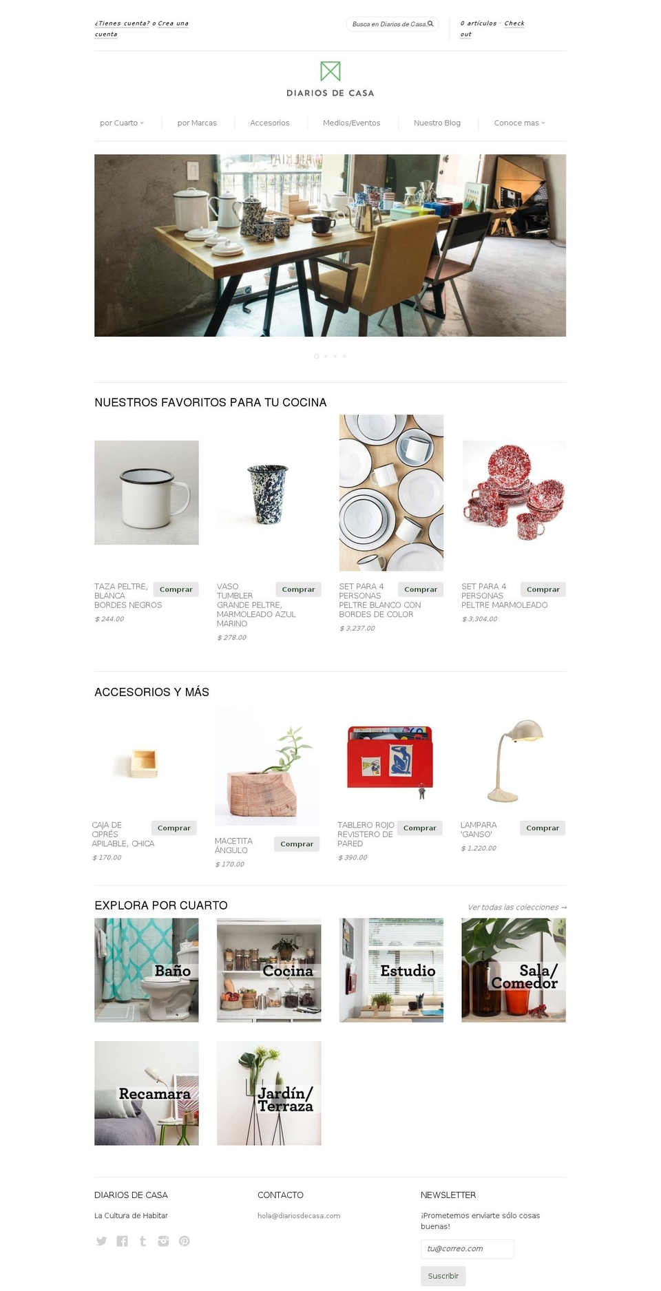 diariosdecasa.com shopify website screenshot