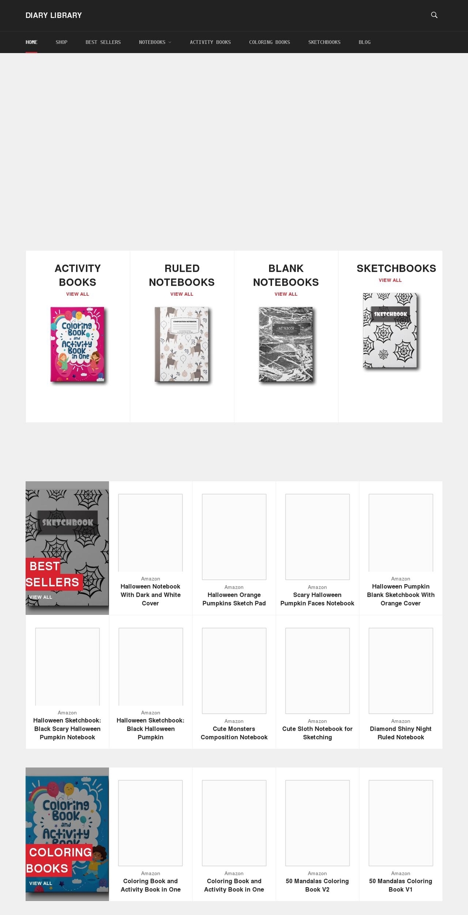 diarylib.com shopify website screenshot