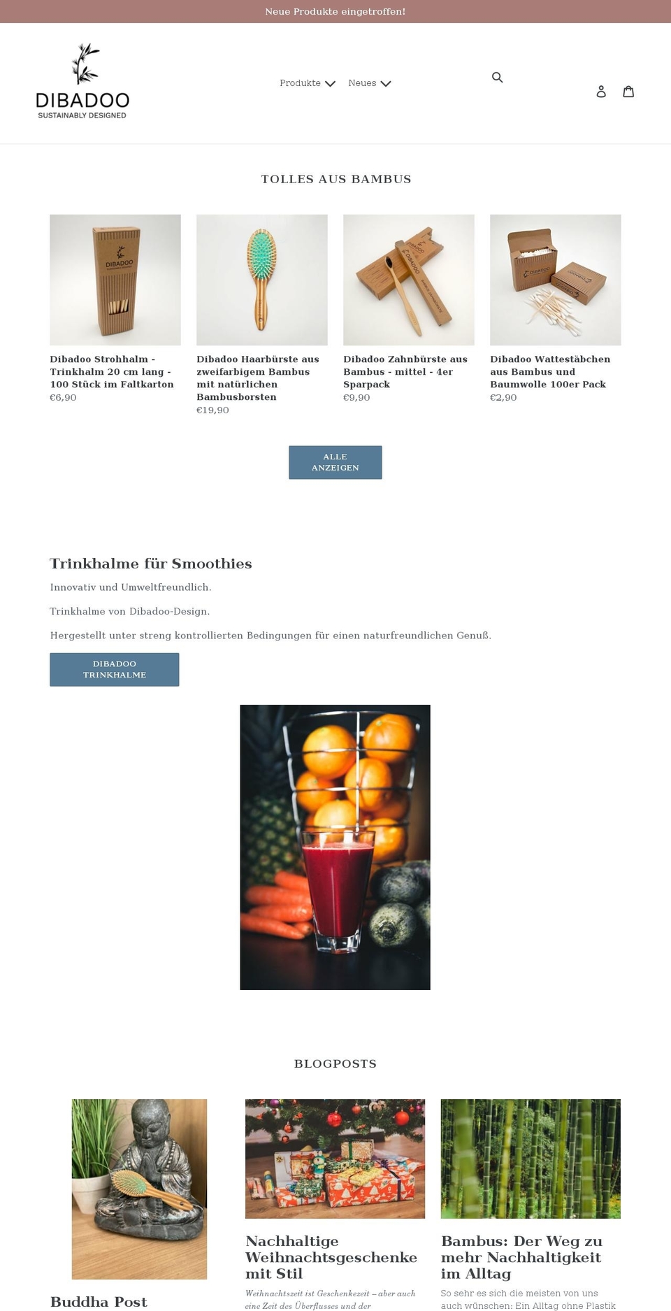 dibadoo-design.com shopify website screenshot