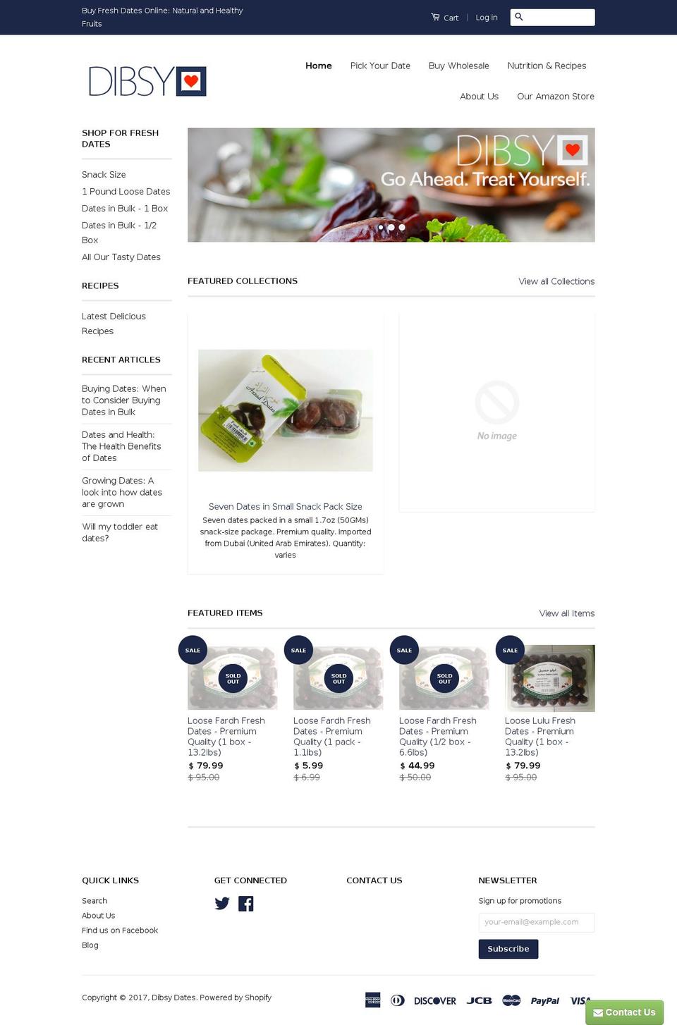 dibsybox.com shopify website screenshot