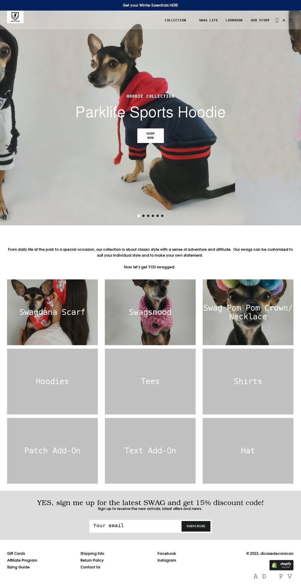 dicasedecoracao.com shopify website screenshot