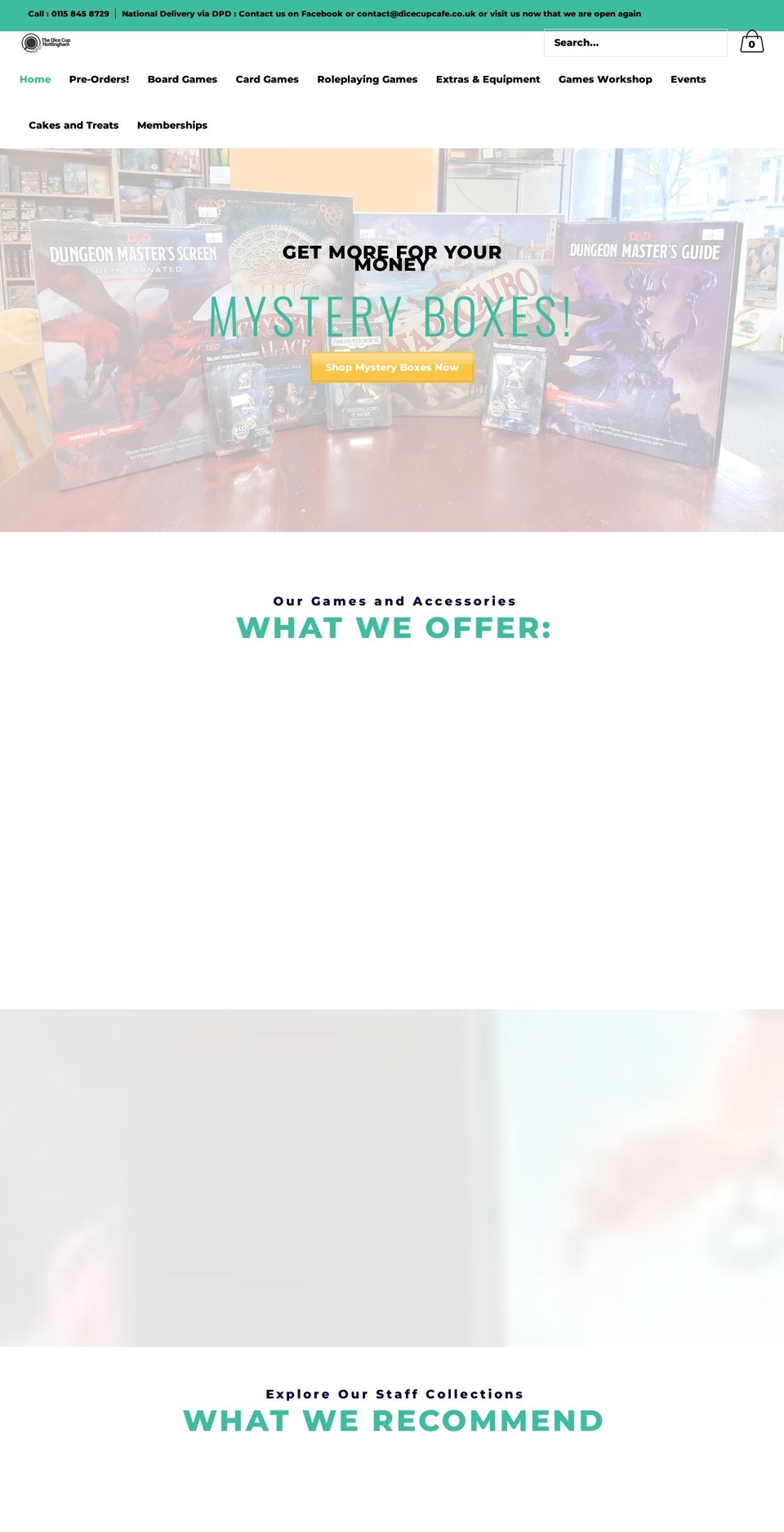 dicecuponline.co.uk shopify website screenshot