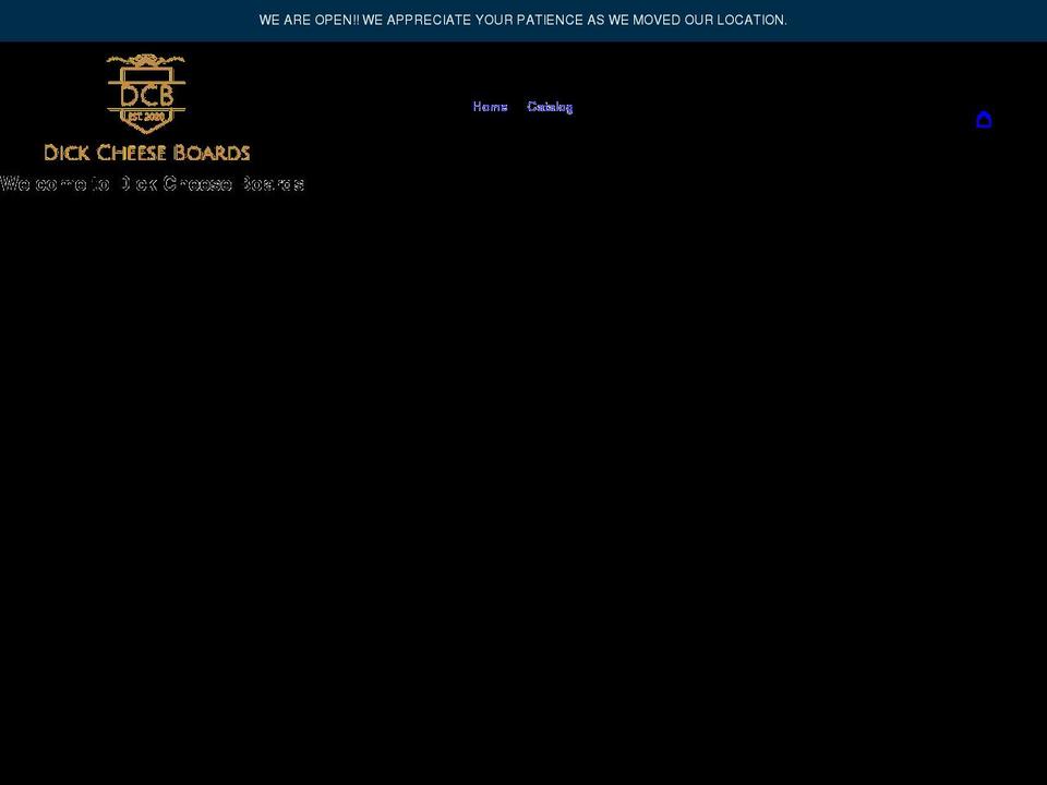 dickcheeseboards.com shopify website screenshot