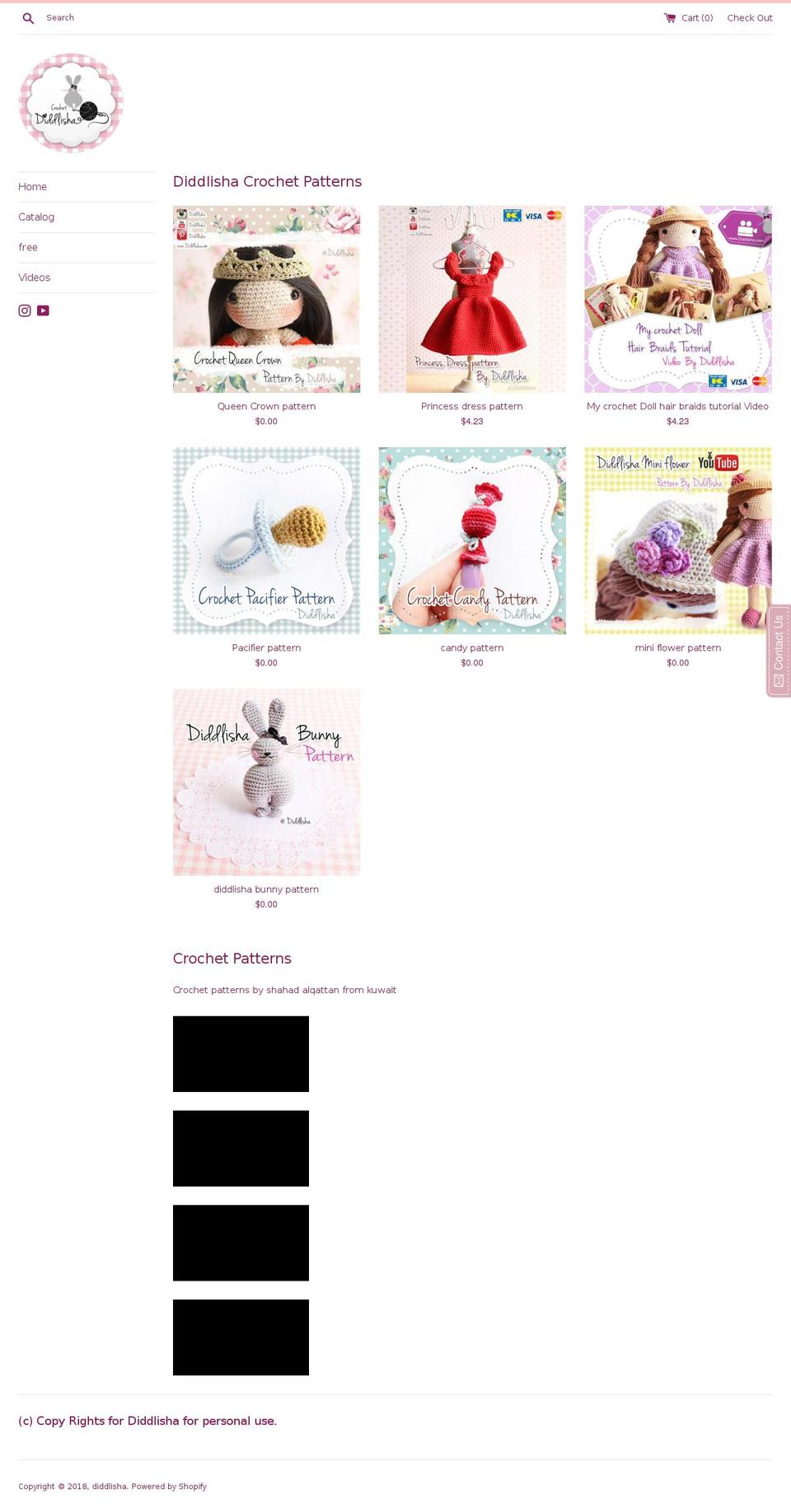 diddlisha.com — Shopify storefront screenshot
