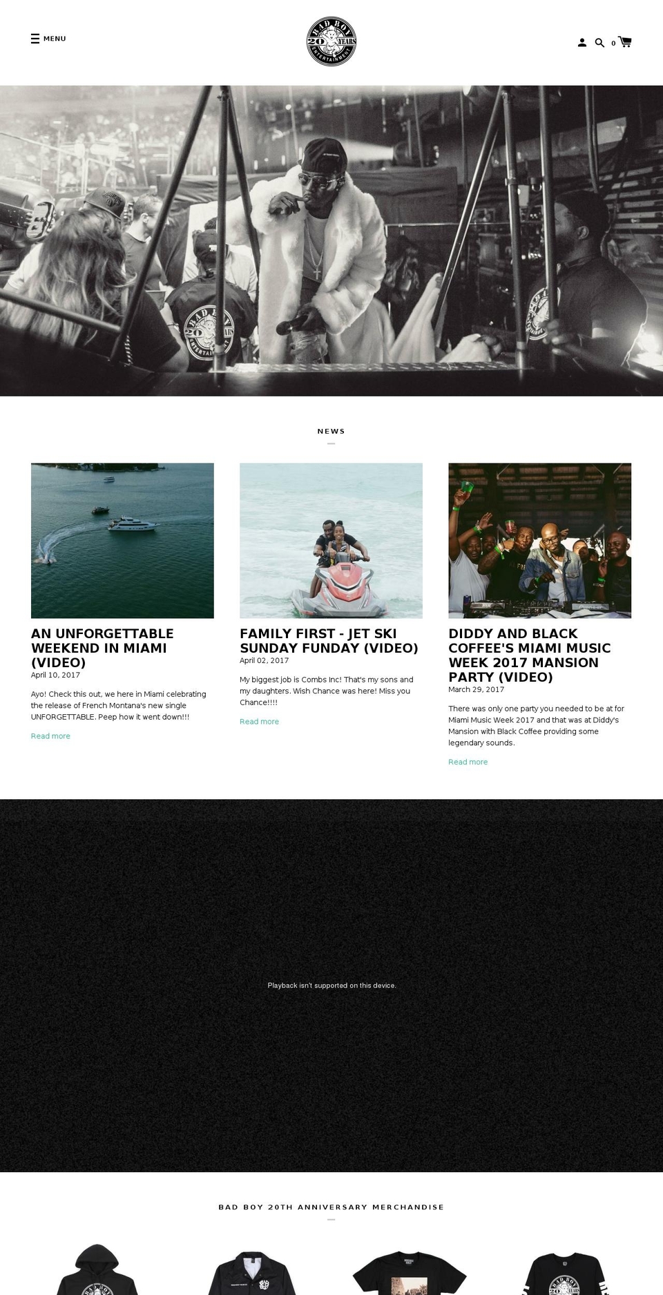 deon Shopify theme site example diddydirtymoney.com