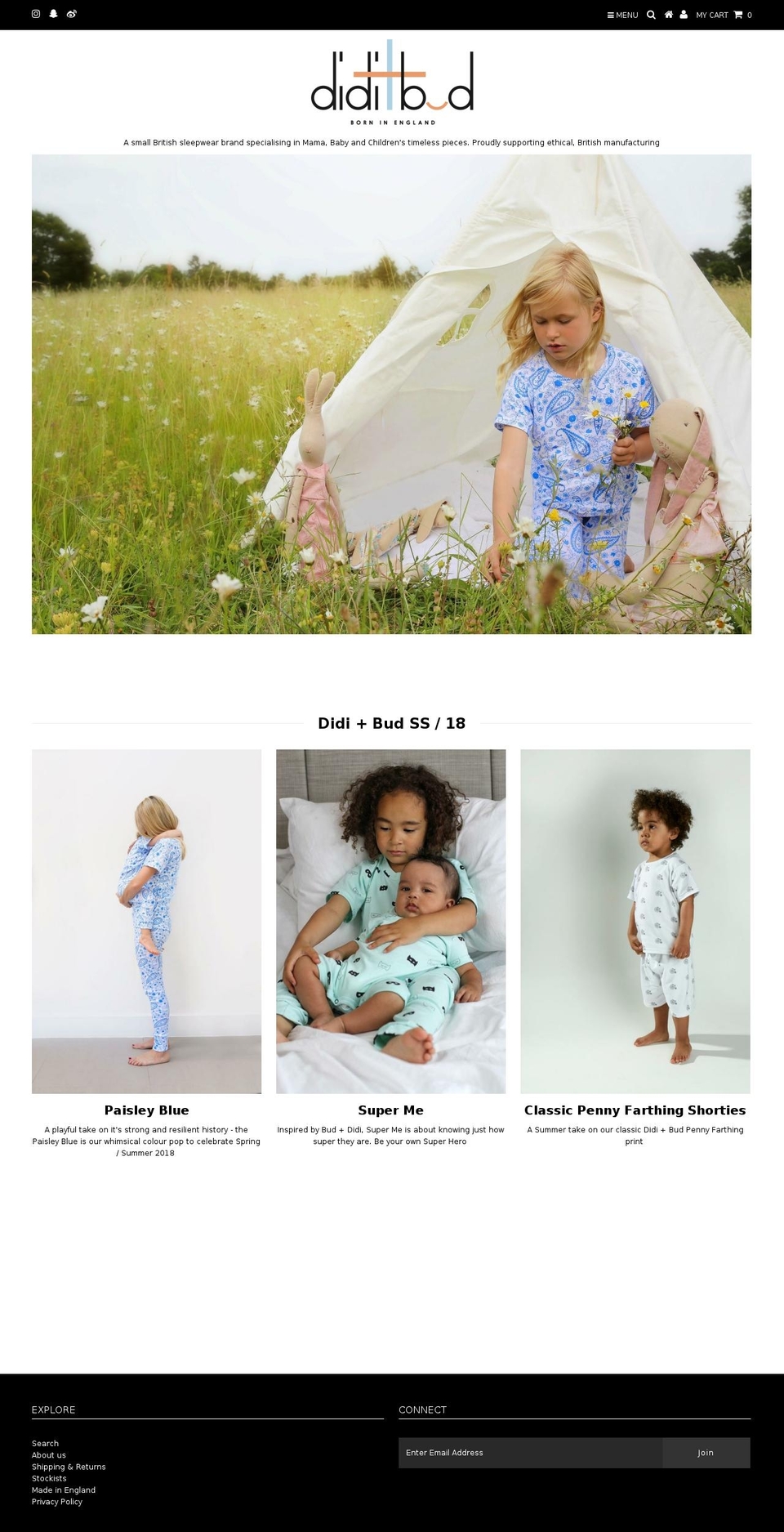 didiandbud.com — Shopify storefront screenshot