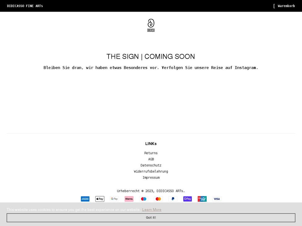 didicasso.com shopify website screenshot