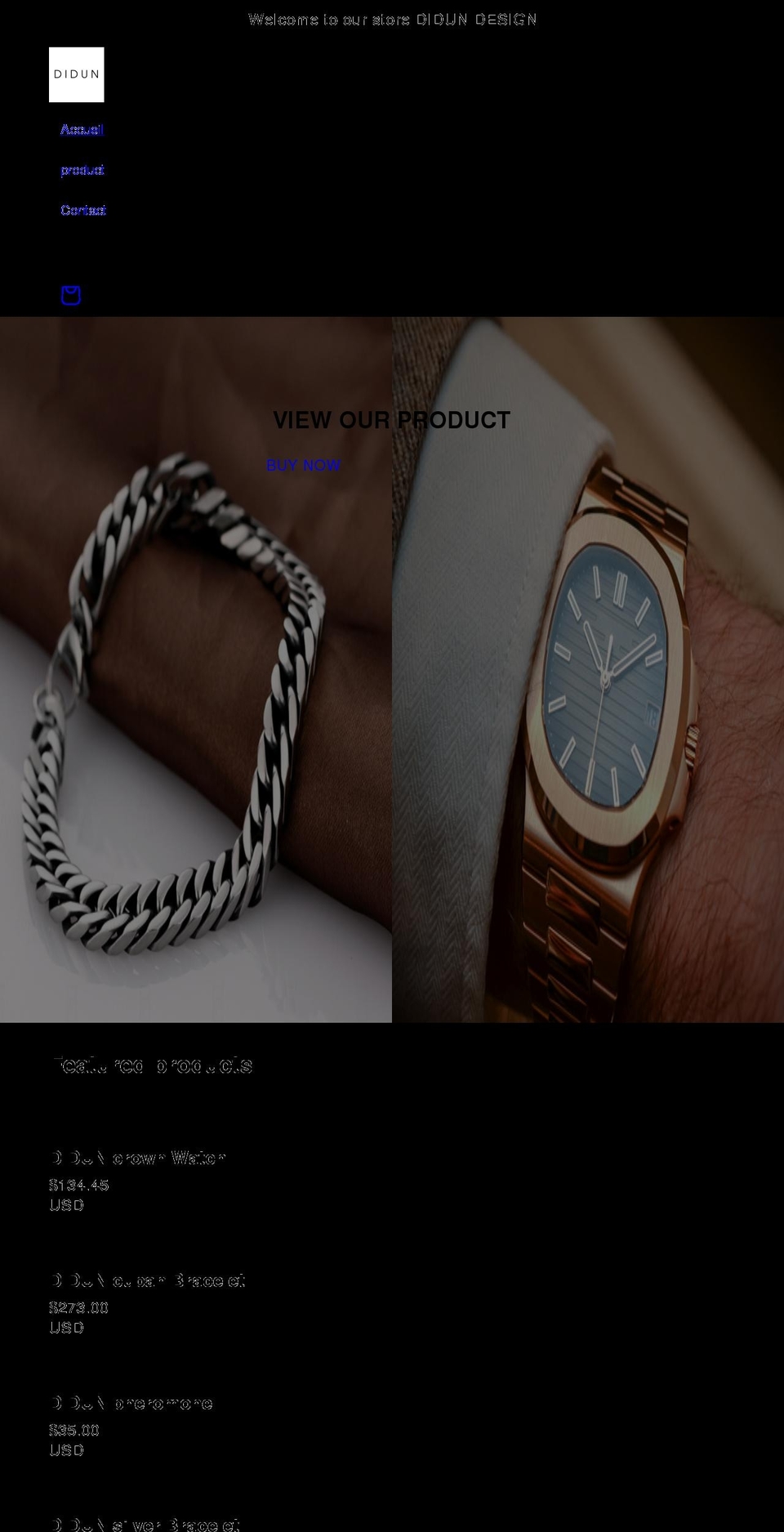 didun-design.com shopify website screenshot