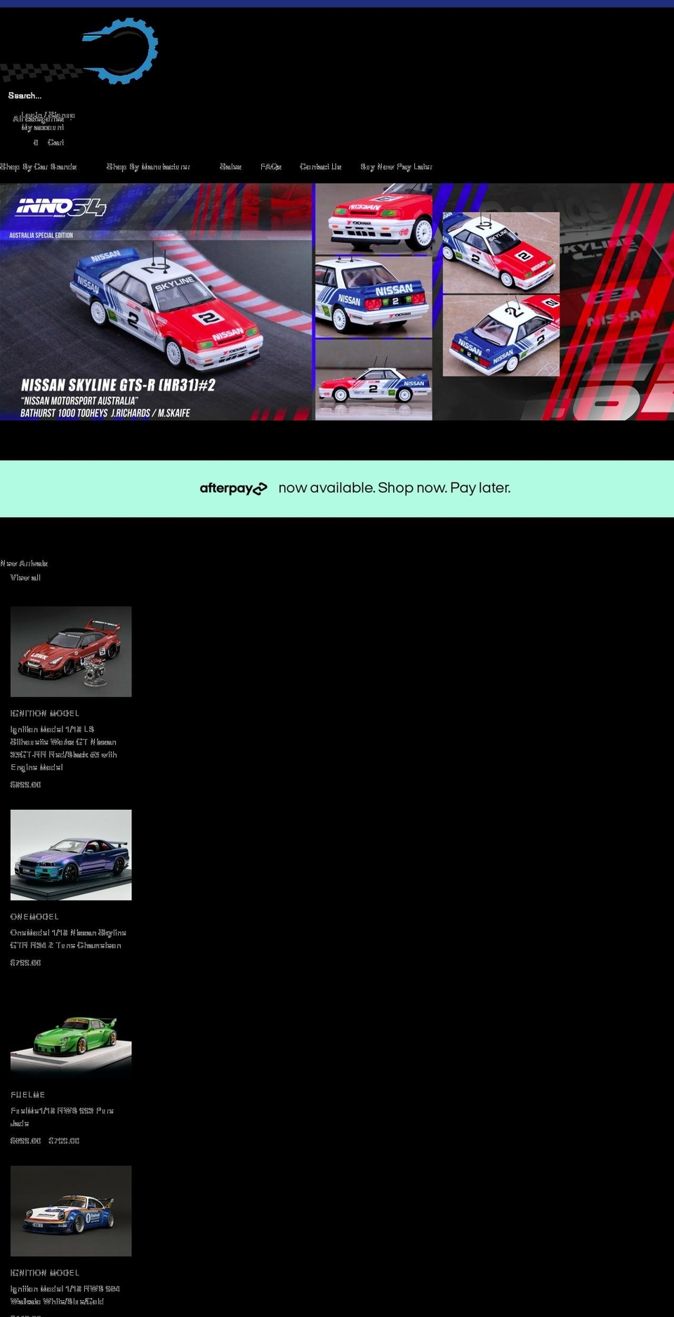 diecasttoyz.com.au shopify website screenshot