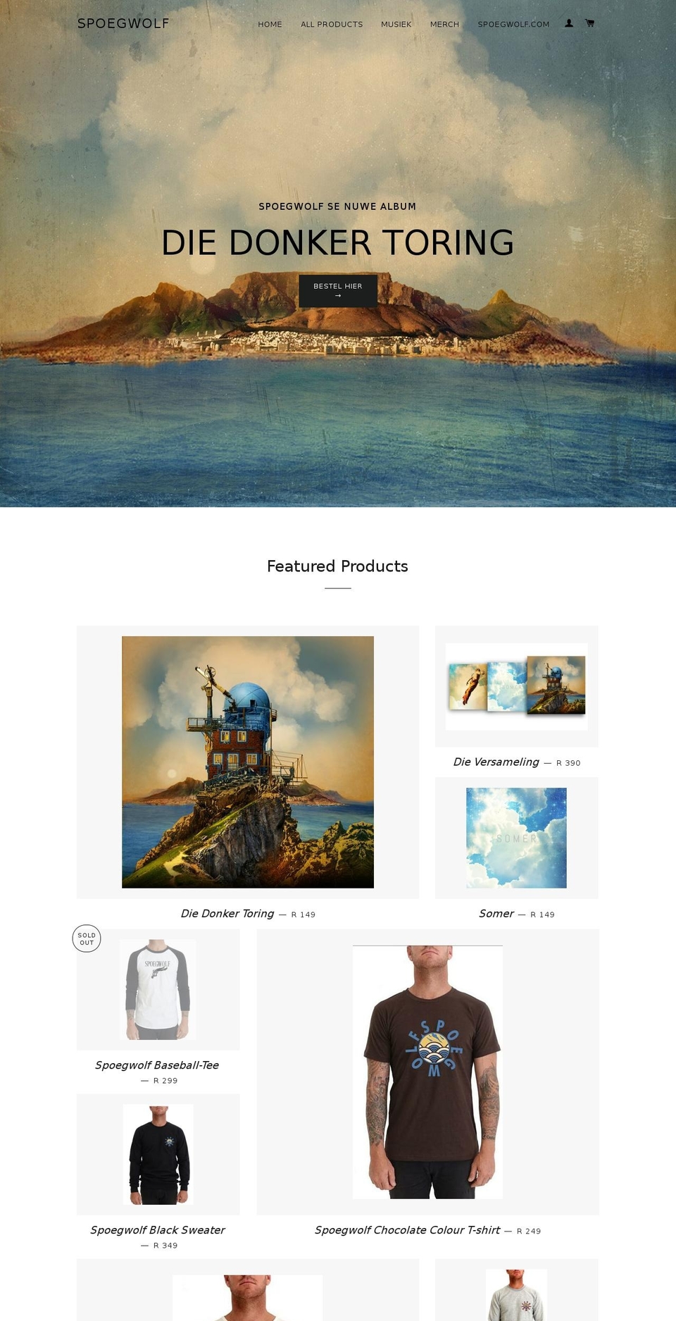 diedonkertoring.com — Shopify storefront screenshot