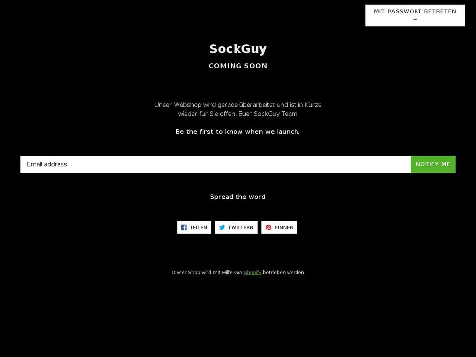 SockGuy (Debut) Shopify theme site example diefahrradsocke.de