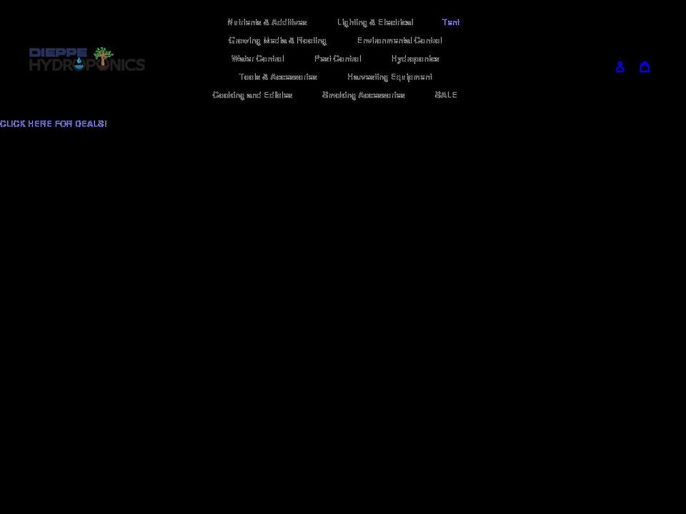 dieppehydroponics.com shopify website screenshot