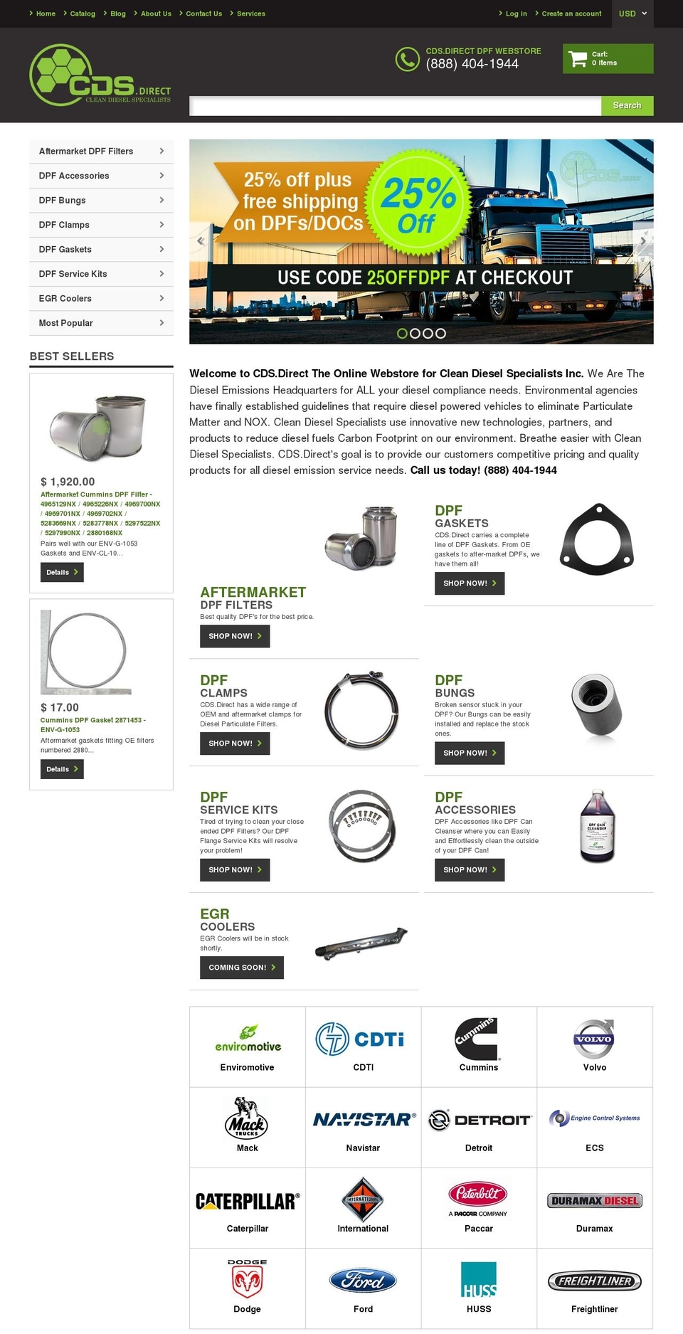 cds-theme Shopify theme site example dieselparticulatefiltercleaning.com