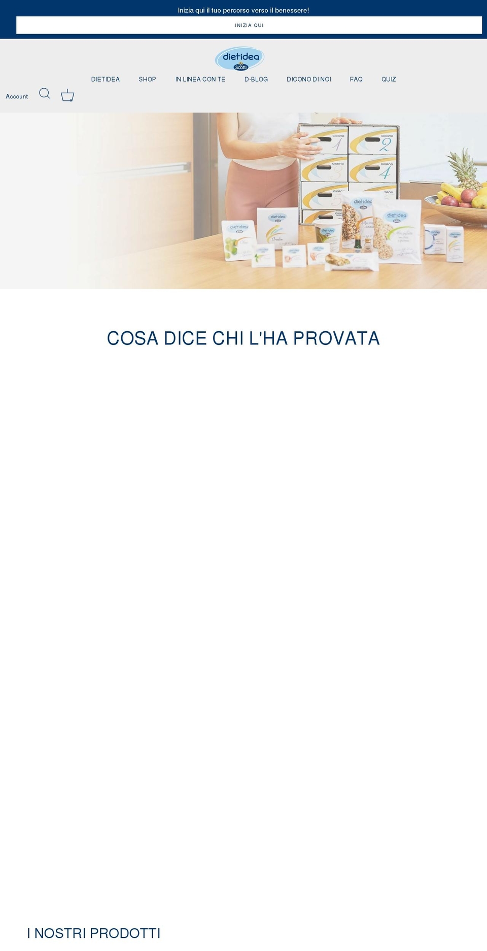 dietidea.com shopify website screenshot