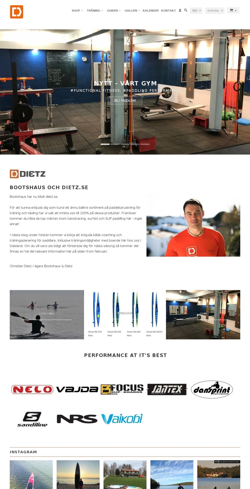 dietz.se shopify website screenshot