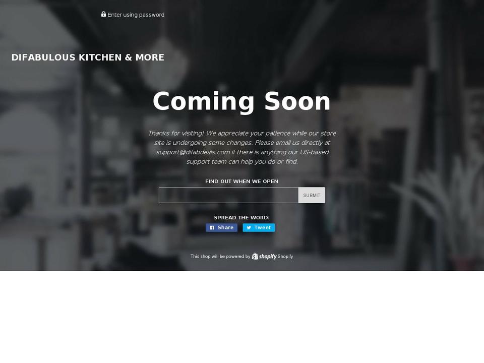 difabdeals.com — Shopify storefront screenshot