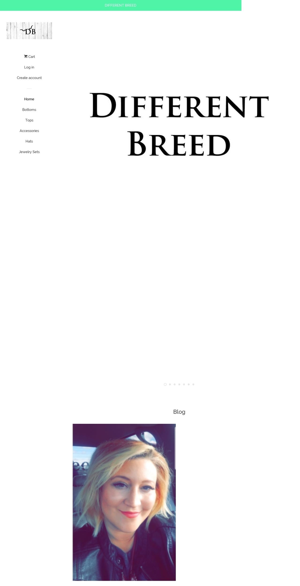 differentbreedwest.com shopify website screenshot