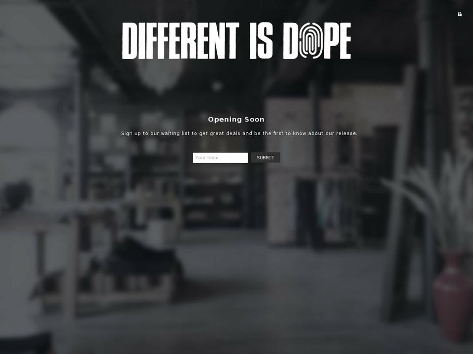 differentisdope.com shopify website screenshot