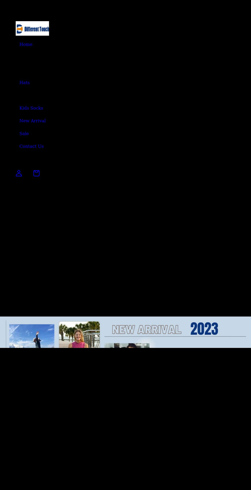 differenttouch.com shopify website screenshot