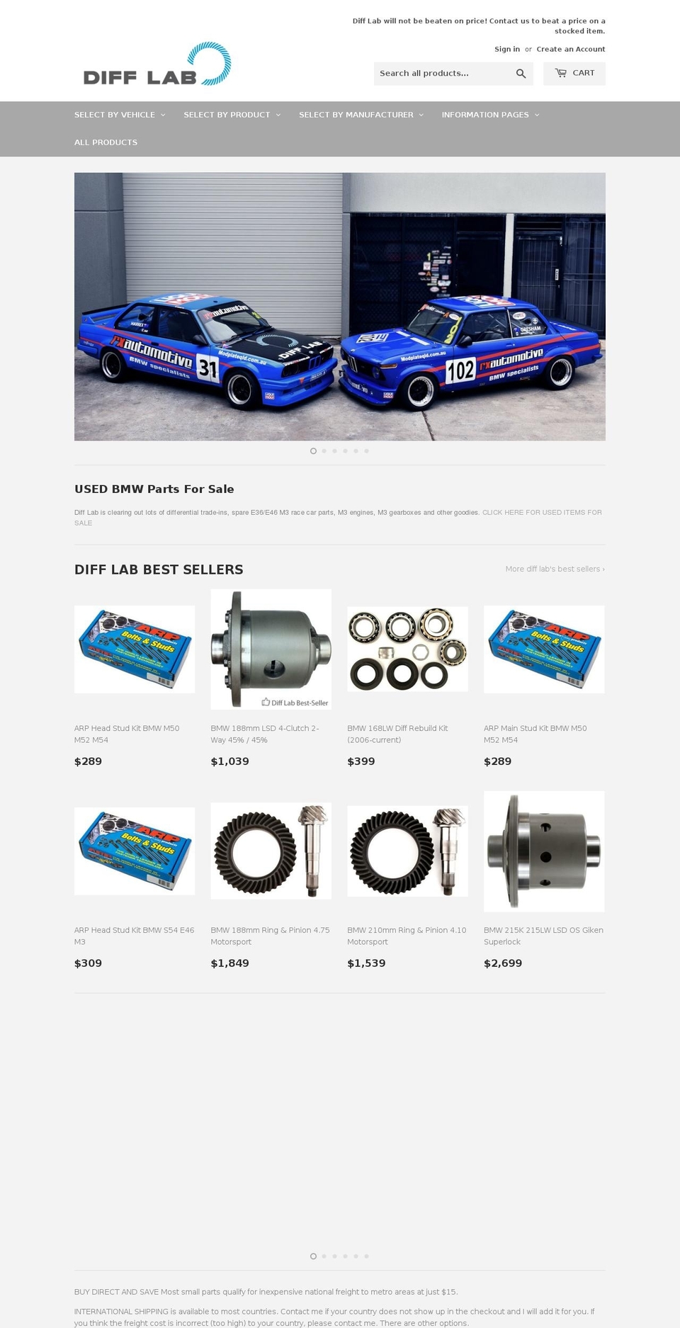 difflab.com.au shopify website screenshot
