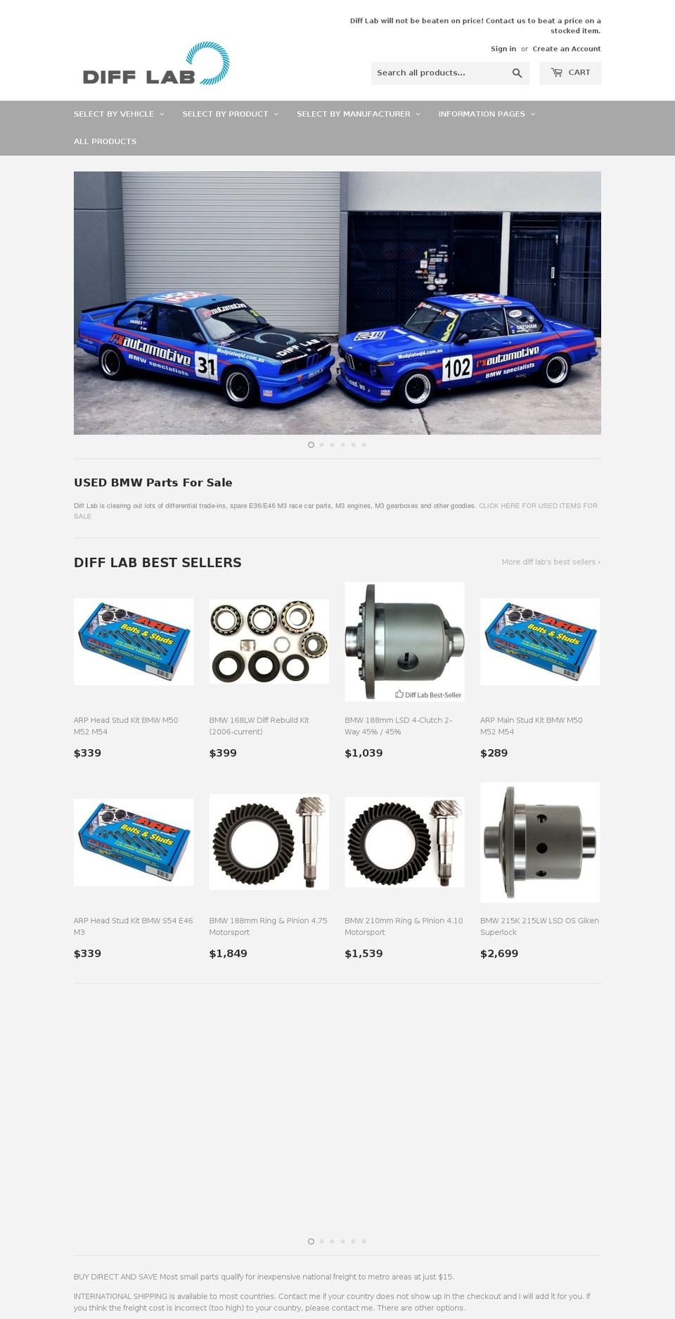 difflab.net shopify website screenshot