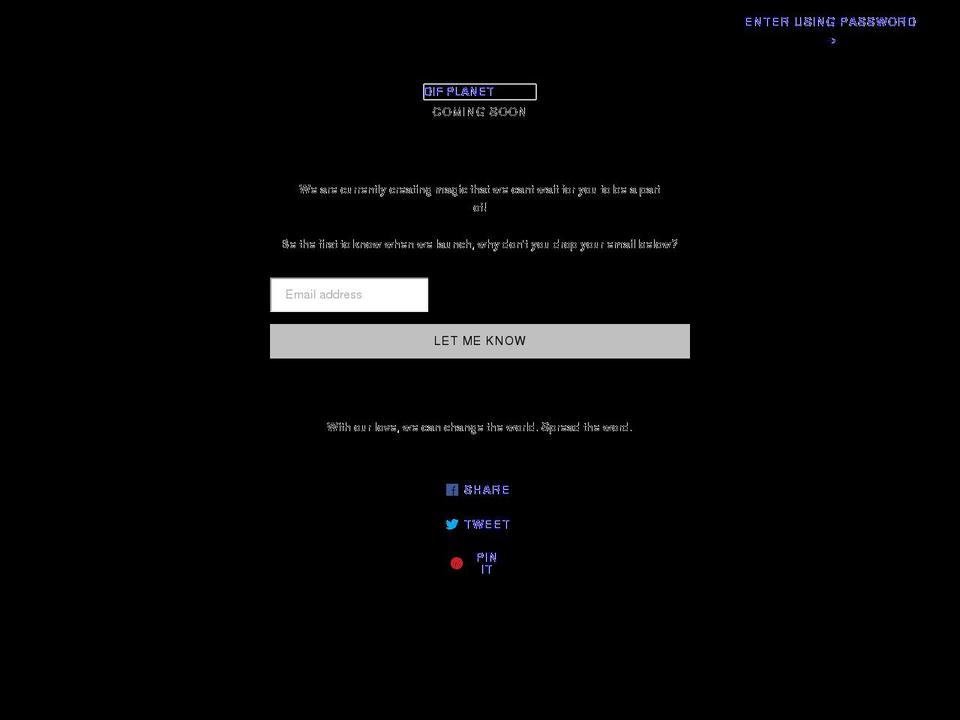 difplanet.com shopify website screenshot