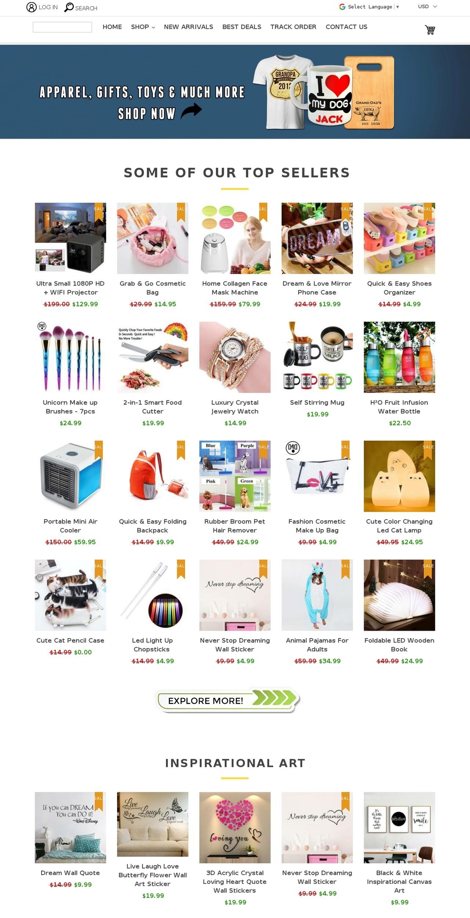 digfordeals.com — Shopify storefront screenshot