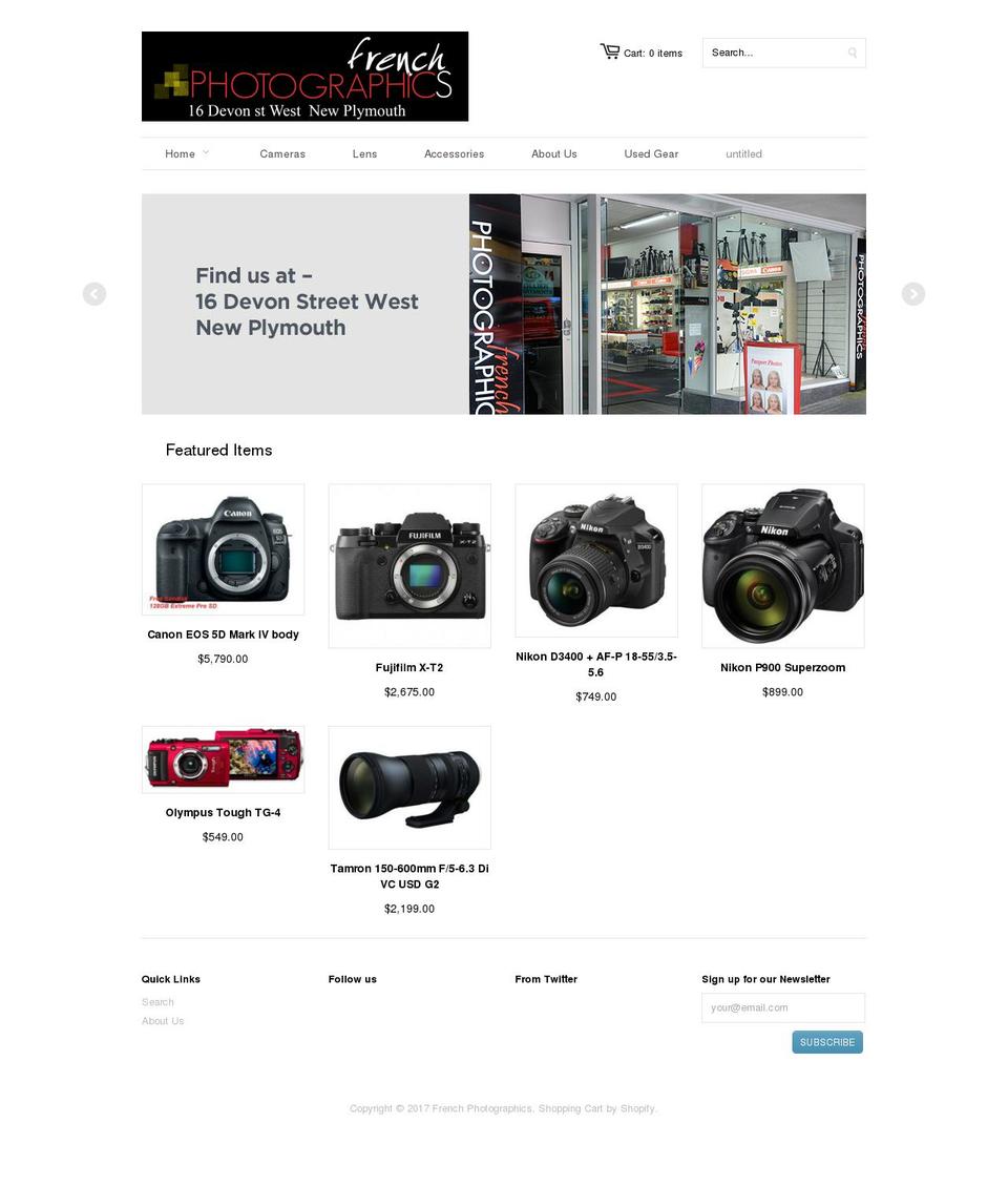 Minimo Shopify theme site example digicam.co.nz