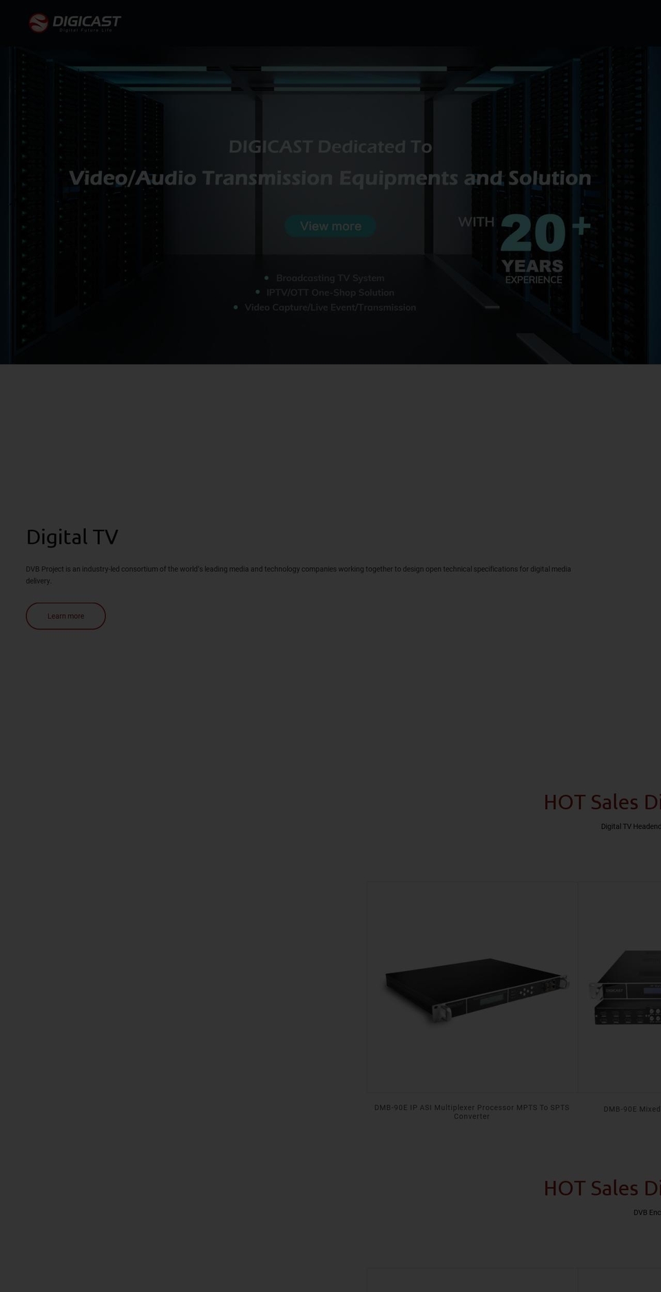 digicast.cn shopify website screenshot