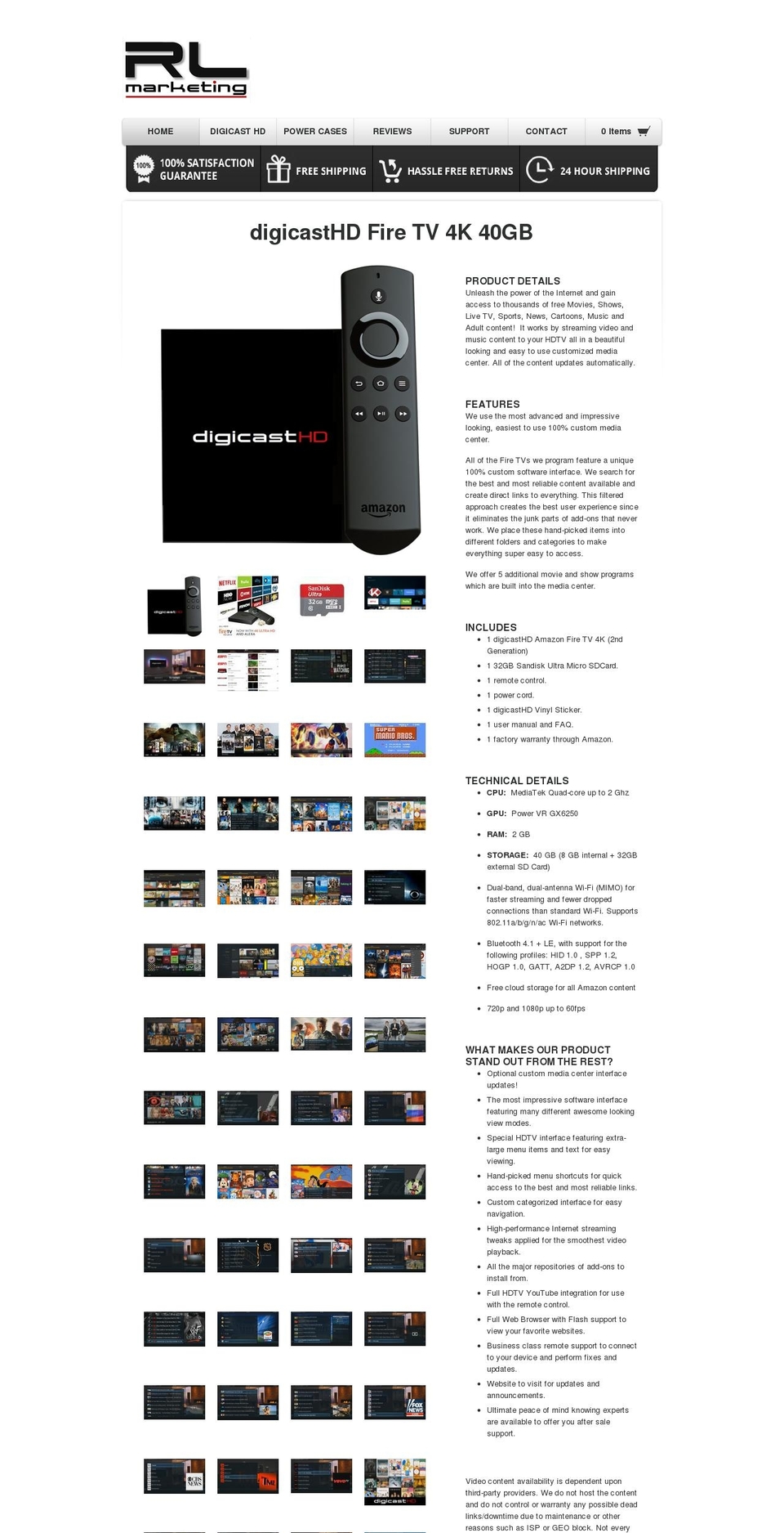 digicasthd.com shopify website screenshot
