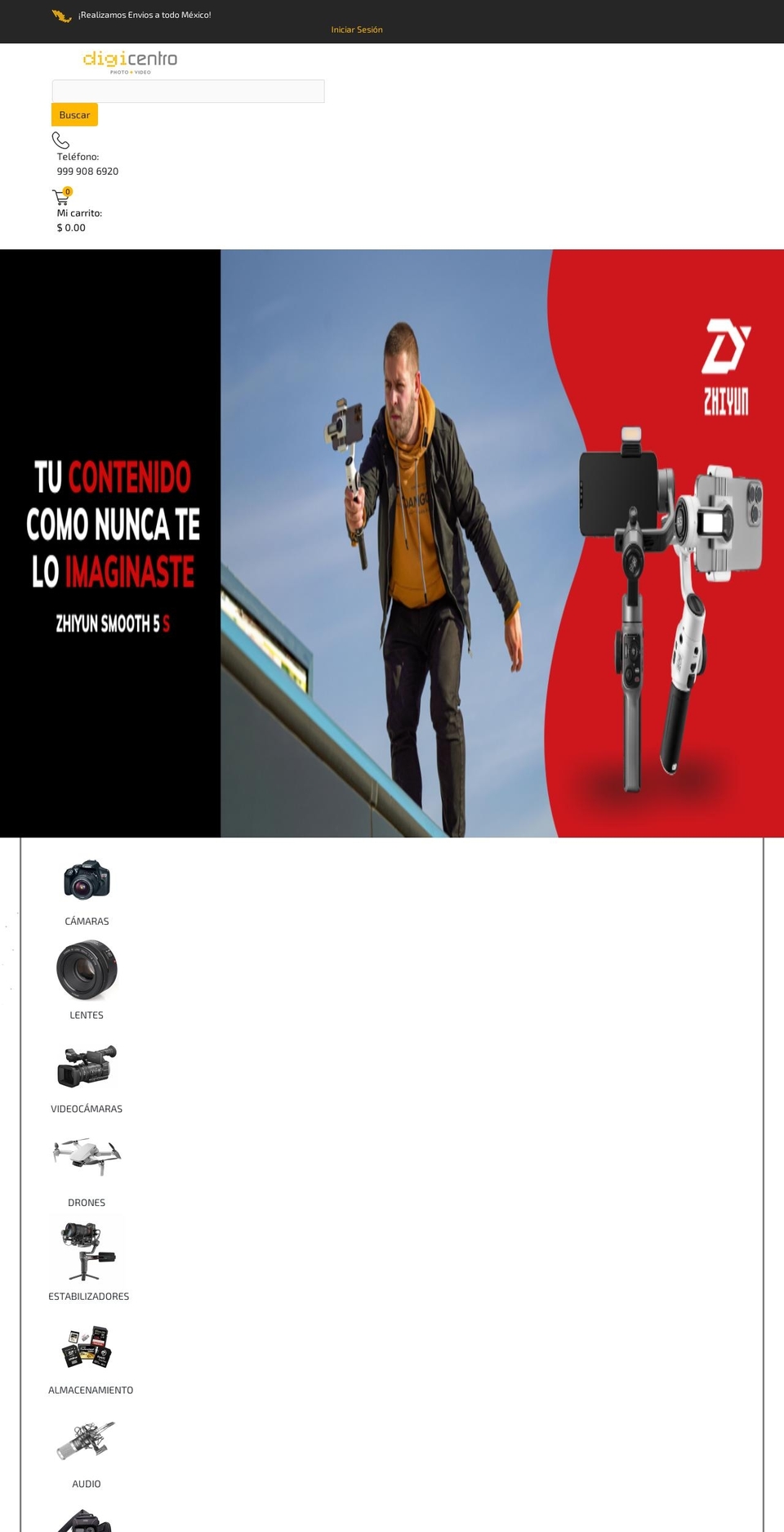 digicentro.com.mx shopify website screenshot