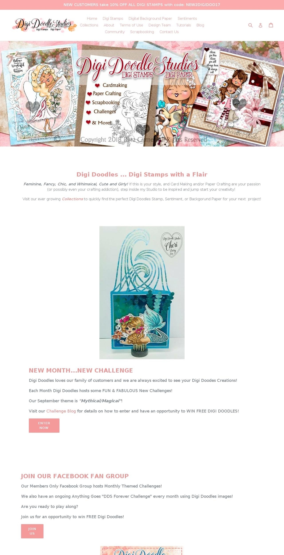 digidoodlestudios.com — Shopify storefront screenshot