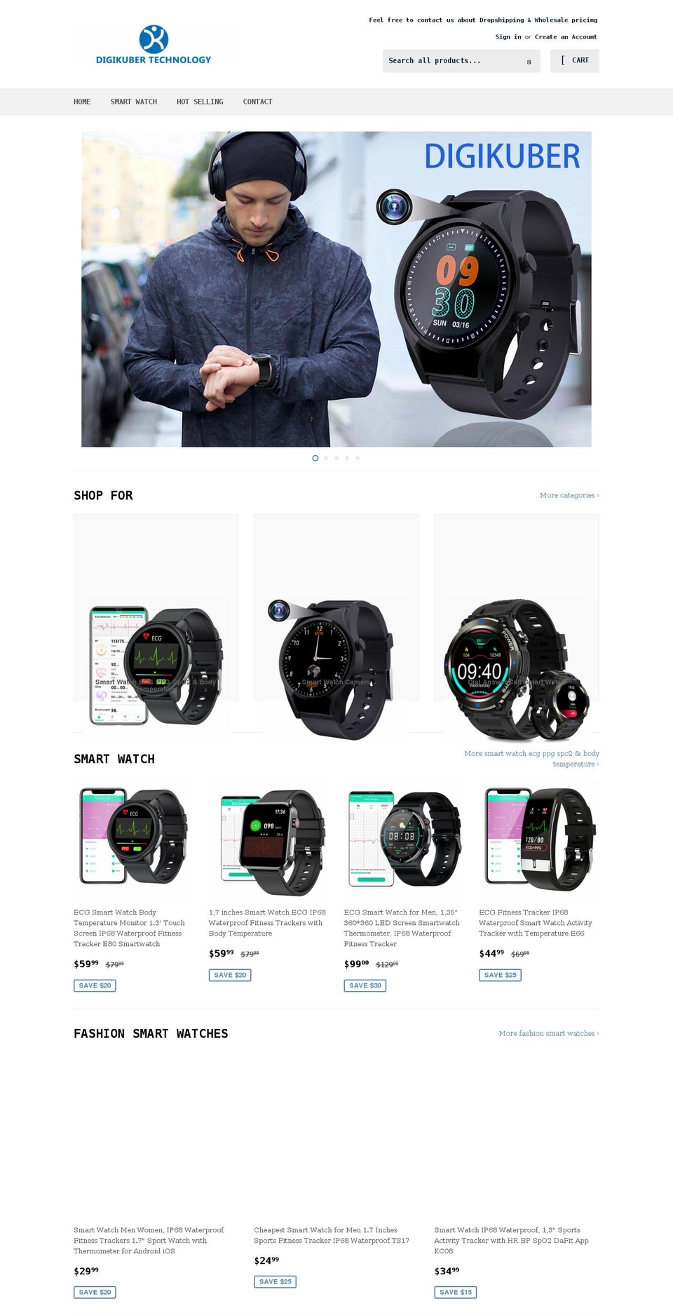 digikubers.com shopify website screenshot