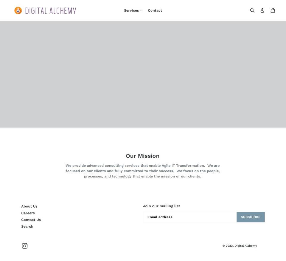 digital-alchemy-nm.com shopify website screenshot