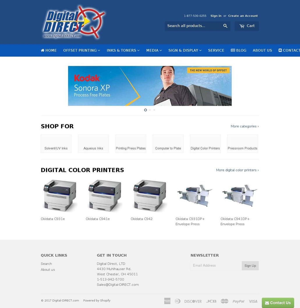 digital-direct.com shopify website screenshot