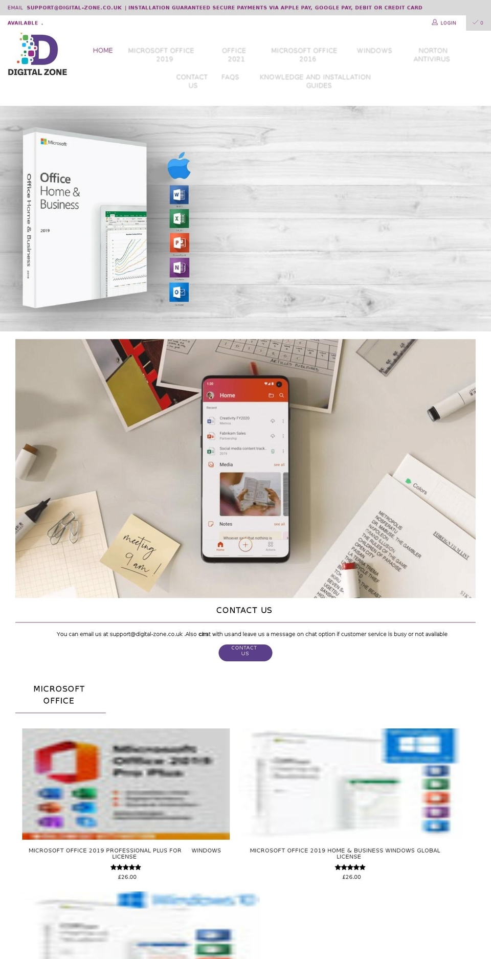 digital-zone.co.uk shopify website screenshot