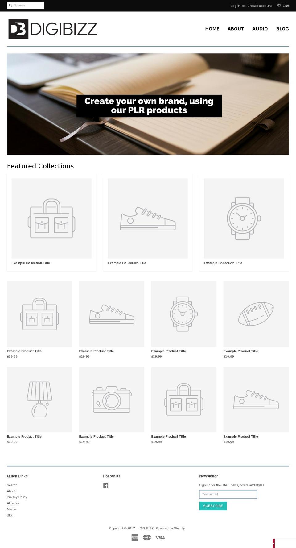 digitalbusinessproducts.com shopify website screenshot