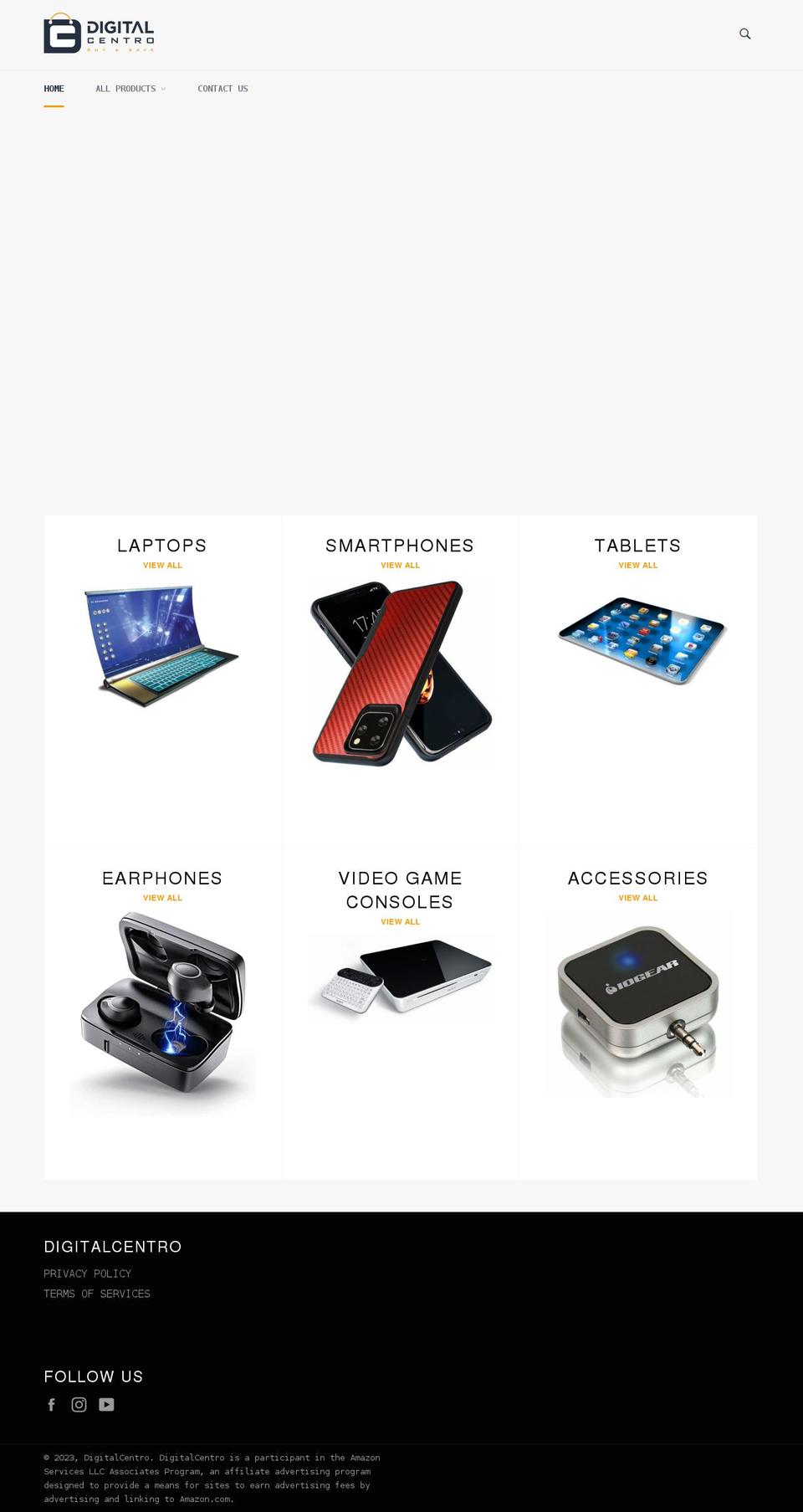 digitalcentro.com shopify website screenshot