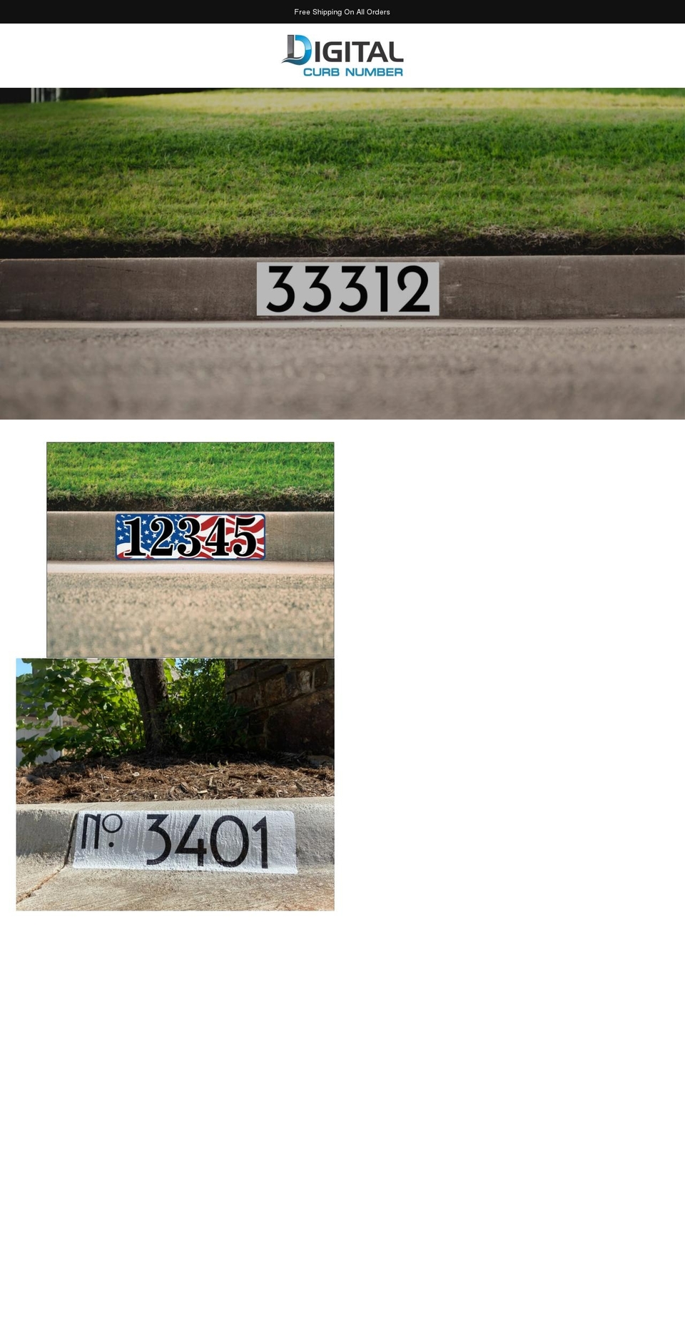 SB -  Live Theme Shopify theme site example digitalcurbnumber.com