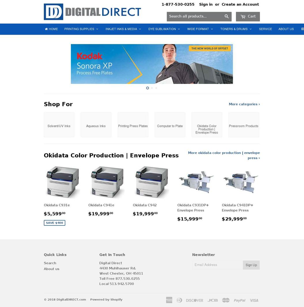 digitaldirect.com shopify website screenshot