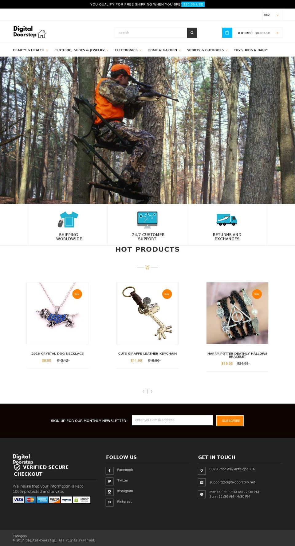 commercify-theme-v2-4 Shopify theme site example digitaldoorstep.net