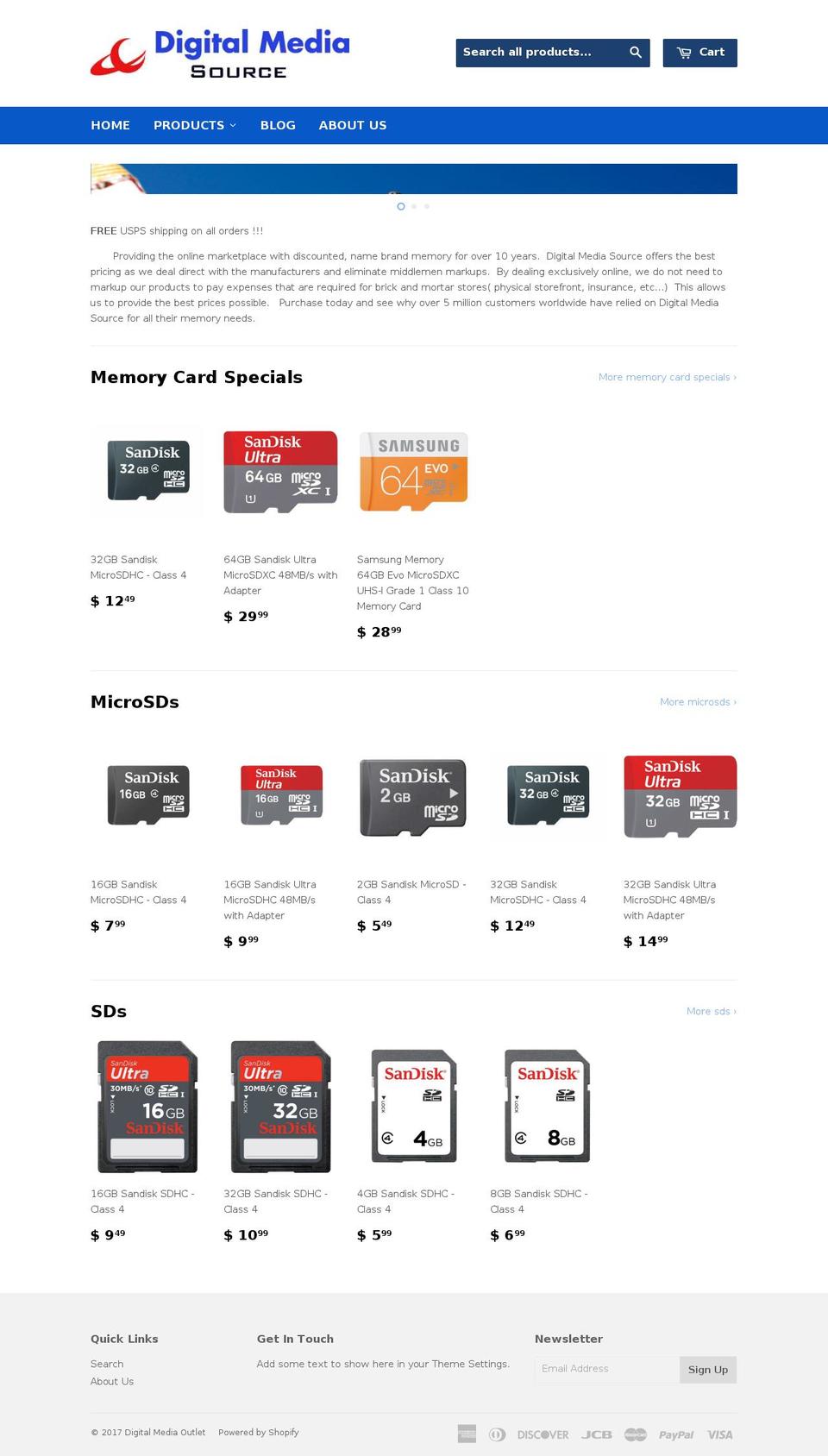 digitalmediasource.net shopify website screenshot
