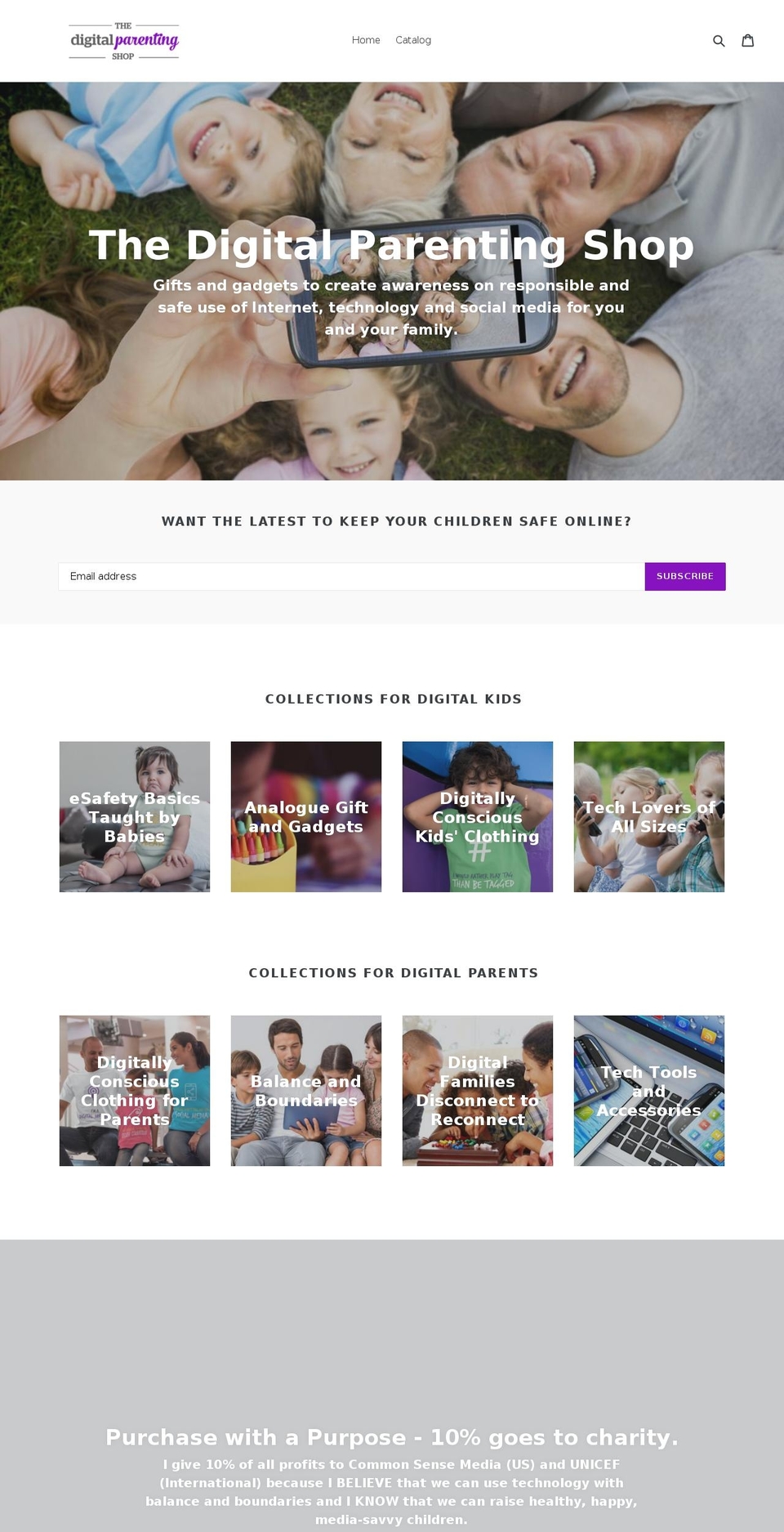 digitalparentingshop.com — Shopify storefront screenshot